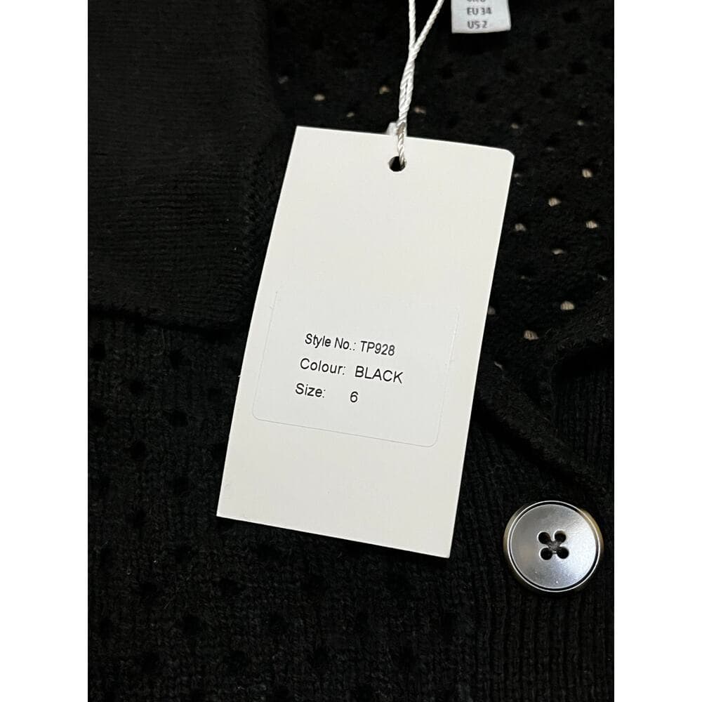 Aria Cove Black Womens Top Size 2 - Thumbnail 3