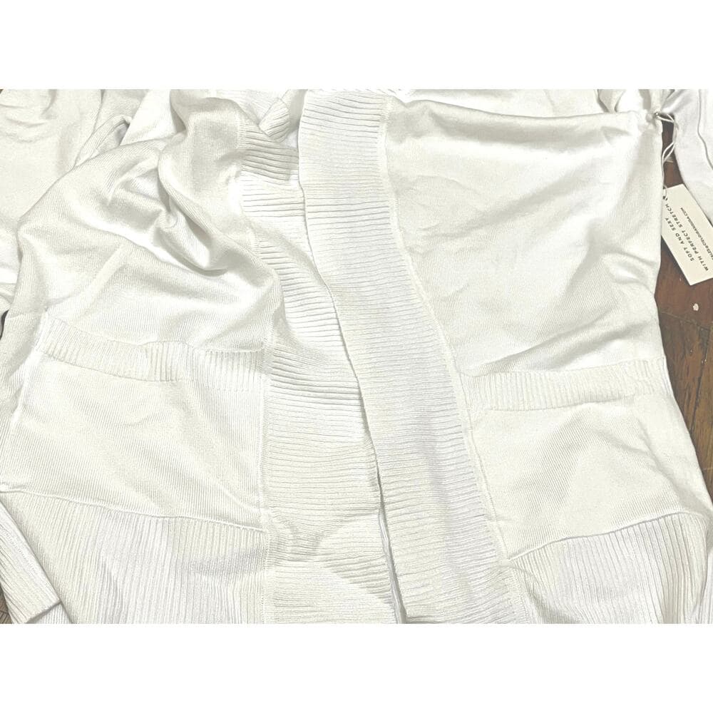 Cielo Jeans USA Style Sw565 White Women’s Long Sleeve Cover Up XL - Thumbnail 4