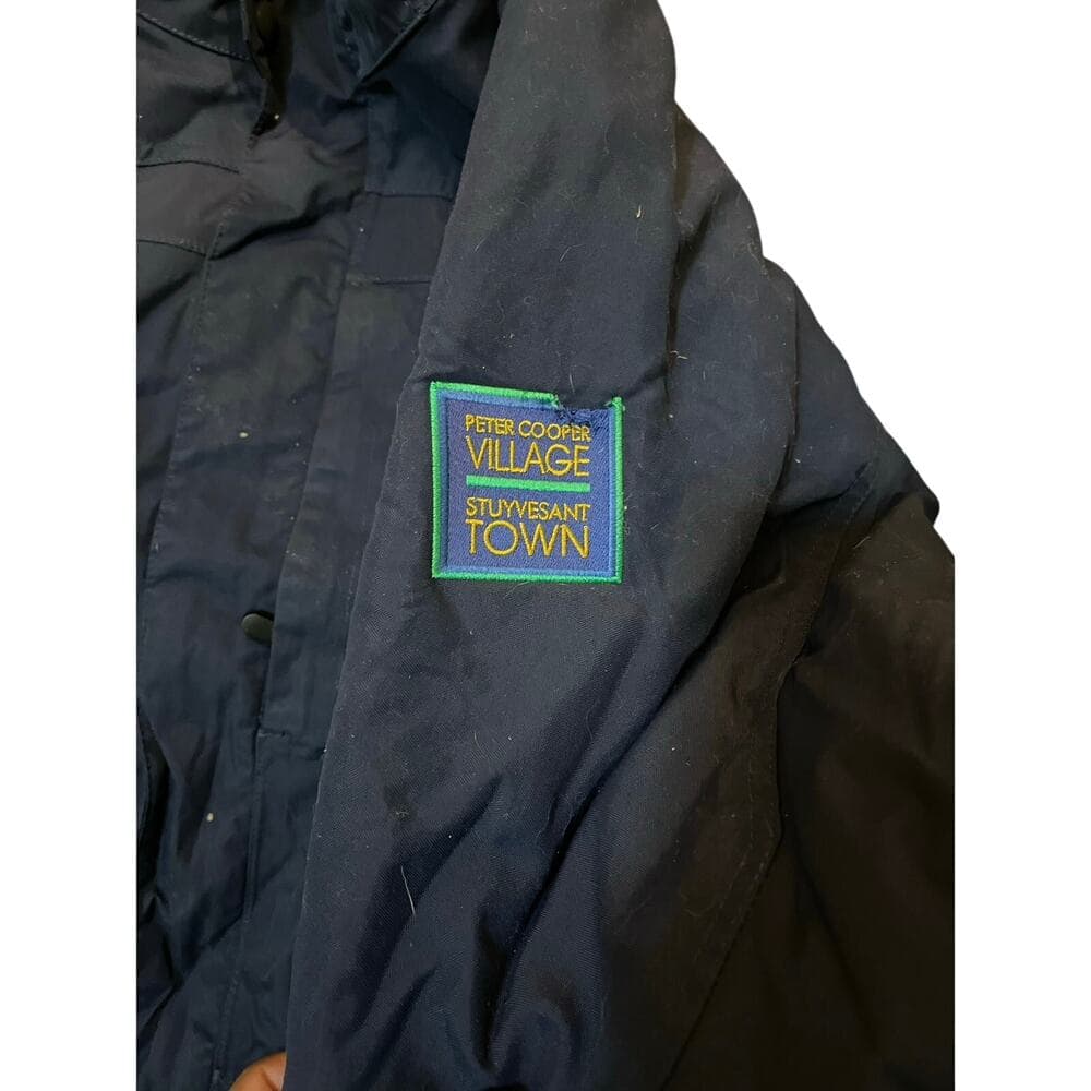 LL Bean Men's High-Neck Winter Jacket Navy XL - Thumbnail 2