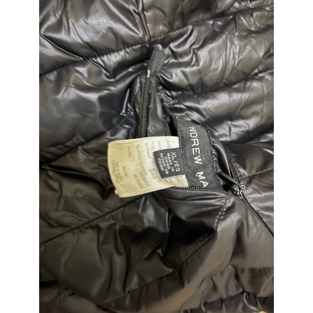 Andrew Marc Ladies' Ultra Soft Attached Hood Reversible Jacket (S, Black) XL - Thumbnail 6