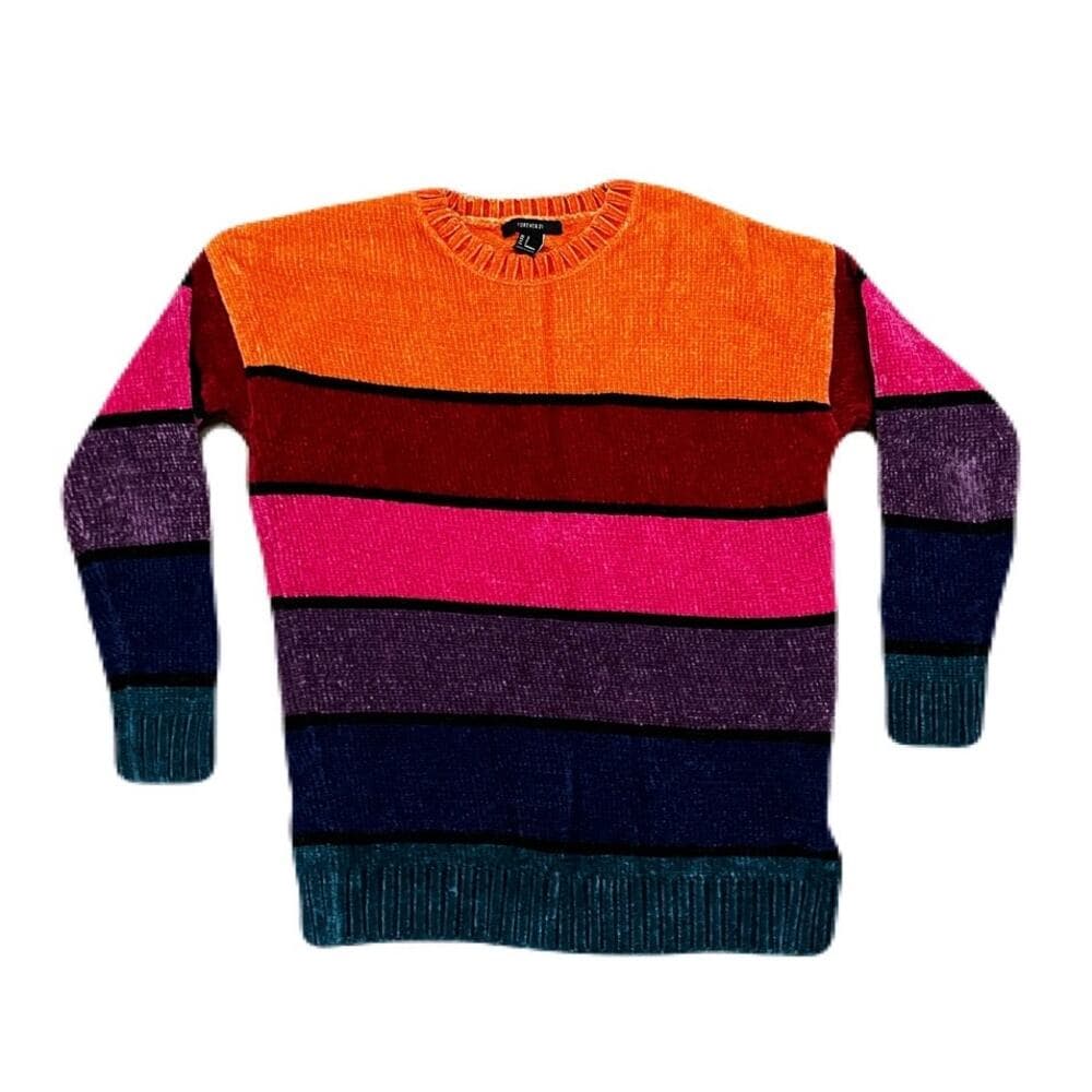 Forever 21 women’s Sweater Size Small Colorful - Thumbnail 3