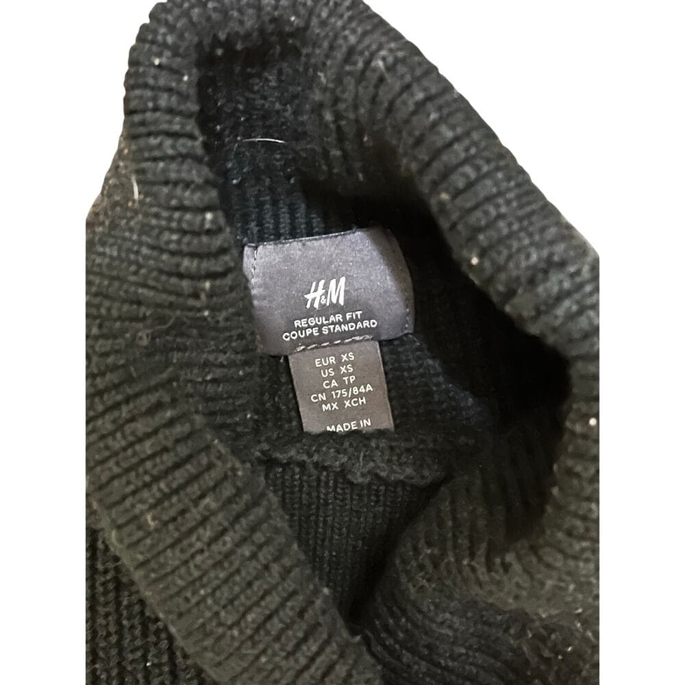 Black H & M Women’s long sleeve turtleneck Size XS - Thumbnail 2