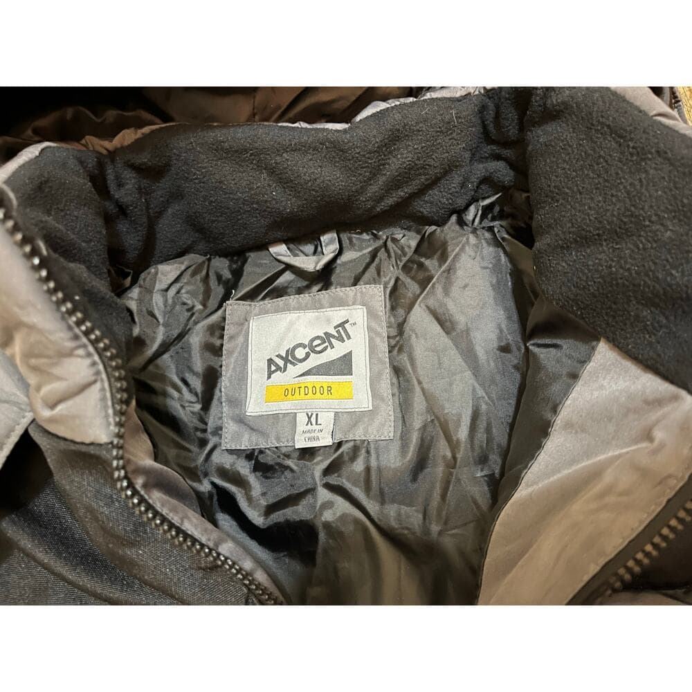 Axcent Outdoor Men’s Gray & Black Coat Size XL - Thumbnail 2