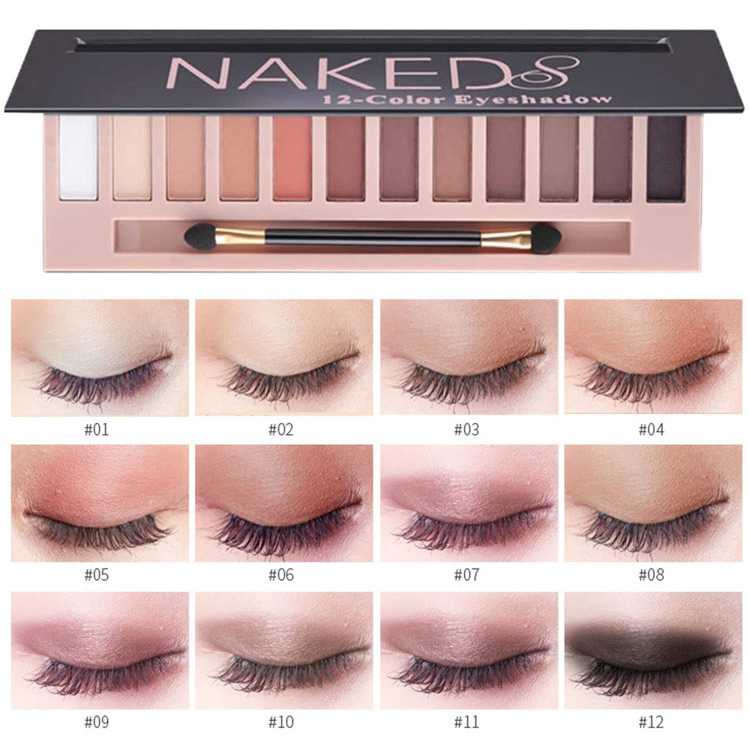 BR Tan 12 Color Eyeshadow Palette - Thumbnail 7