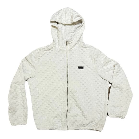 SHEIN White Hoodie Size Medium - Thumbnail 5