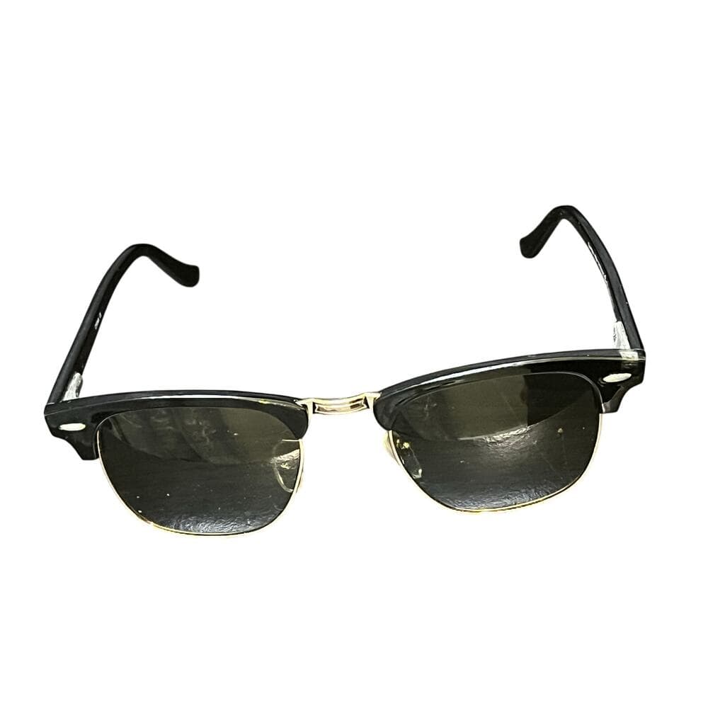 Black Men’s Sunglasses With Gold Lining Eye-Max 8504 Shinning Black 49-21-143 L2 - Thumbnail 6