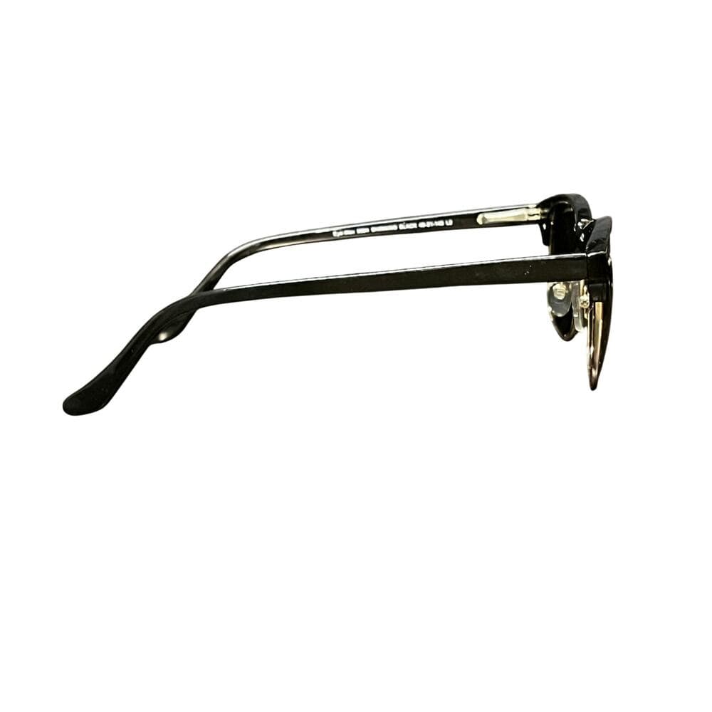 Black Men’s Sunglasses With Gold Lining Eye-Max 8504 Shinning Black 49-21-143 L2 - Thumbnail 3