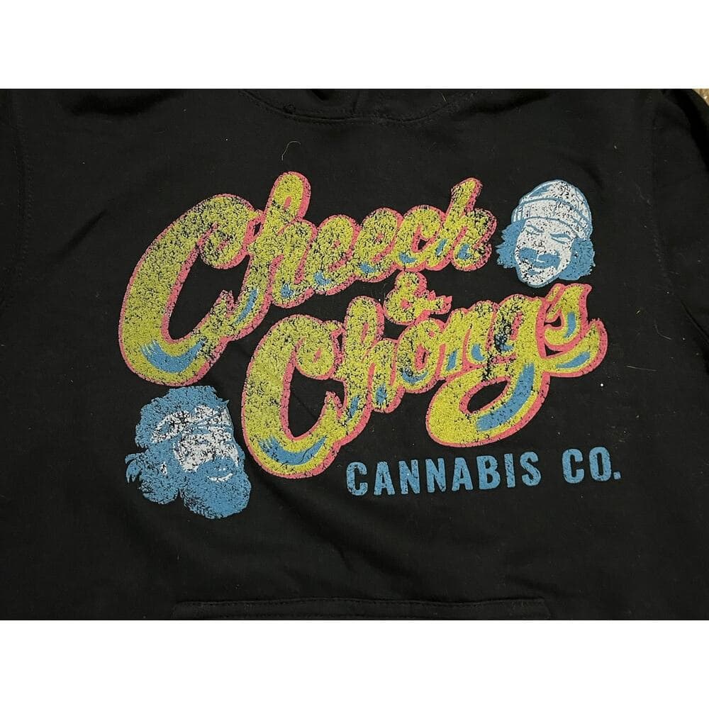 Black cheech Chong’s Hoodie Size Small - Thumbnail 2