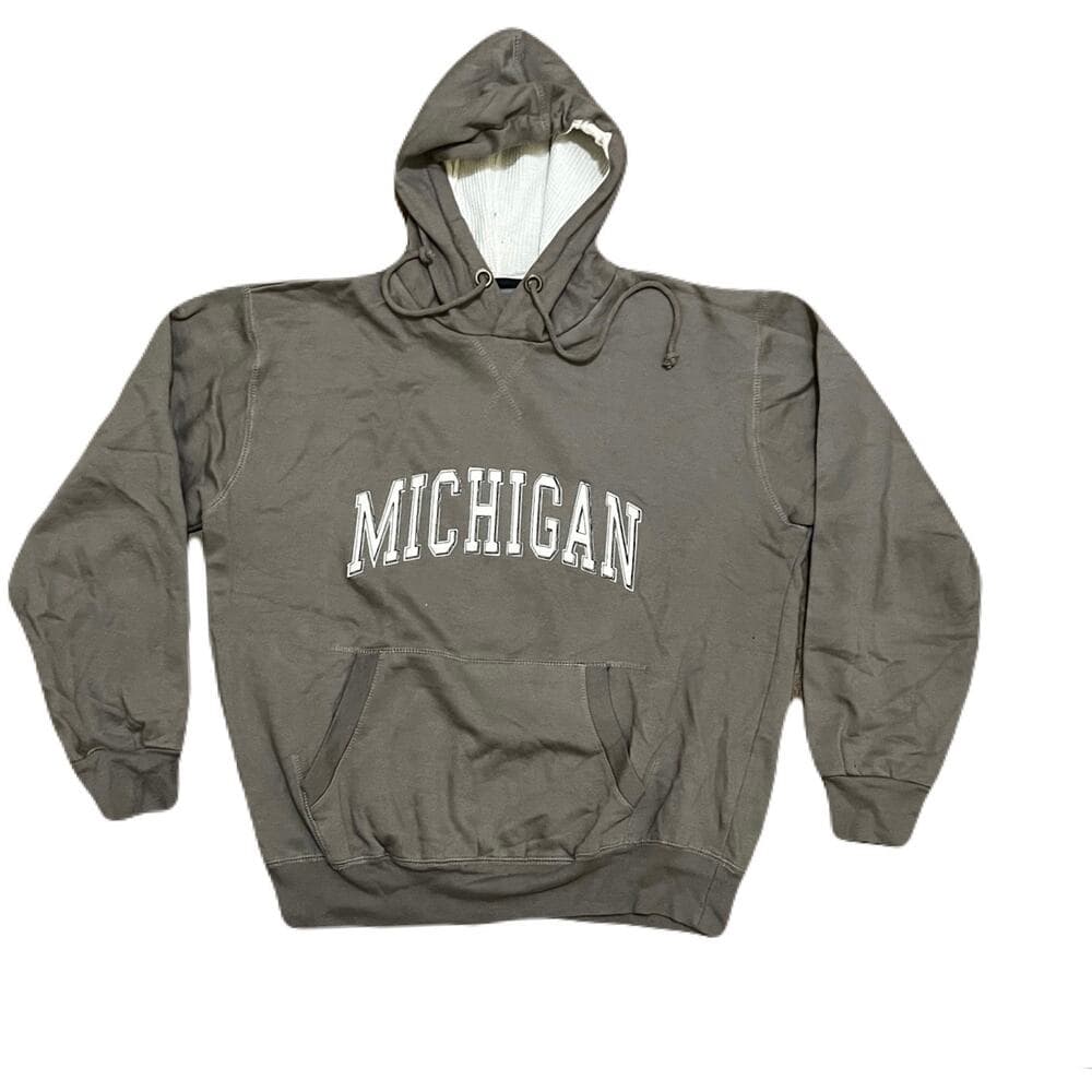 Michigan Gray Men’s Sweater Size Large - Thumbnail 5
