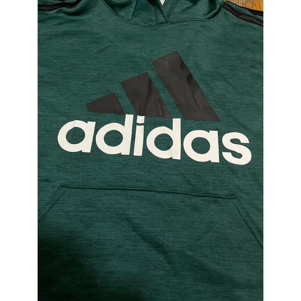 Adidas forest green Hoodie hood size 10/12 Brand New - Thumbnail 2