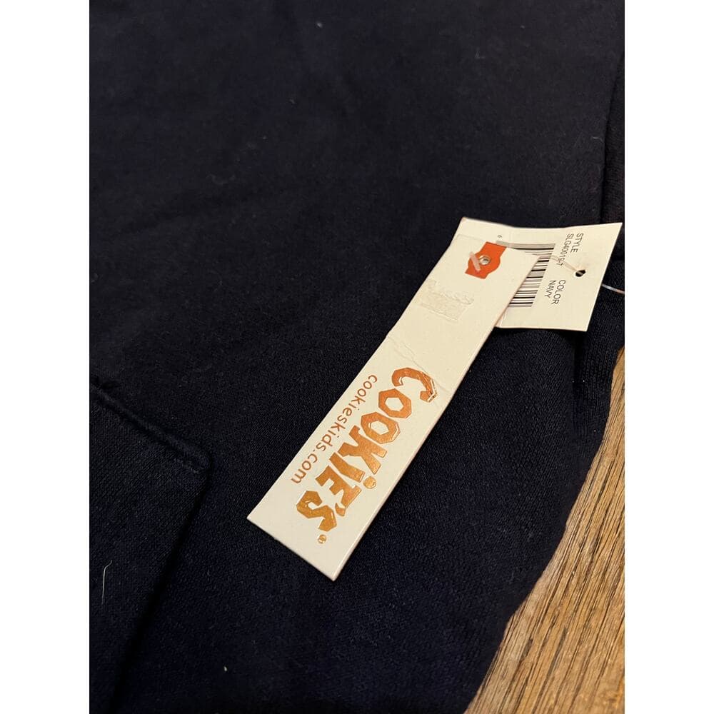 Cookies Kids Hoodie unisex Size 14/16 Navy Blue - Thumbnail 2
