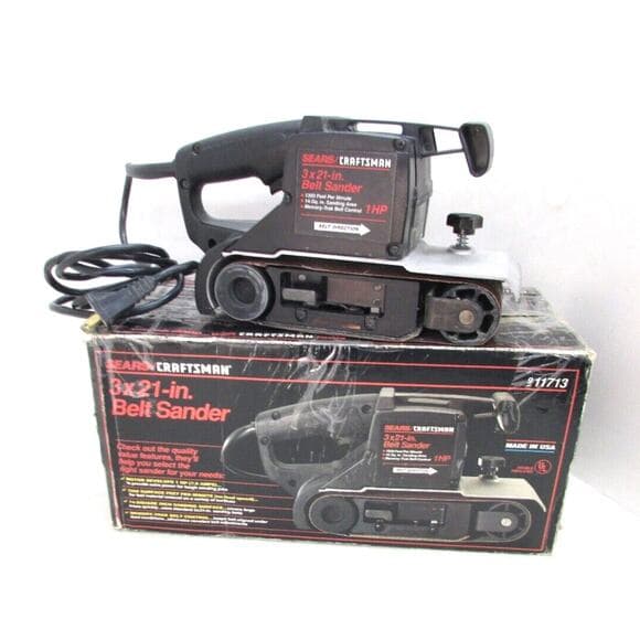 VINTAGE SEARS / CRAFTSMAN 3" x 21" BELT SANDER, 315.117131, 1 HP. - Thumbnail 5