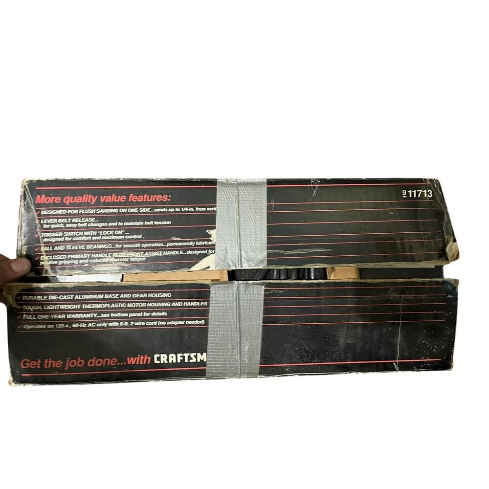 VINTAGE SEARS / CRAFTSMAN 3" x 21" BELT SANDER, 315.117131, 1 HP. - Thumbnail 2
