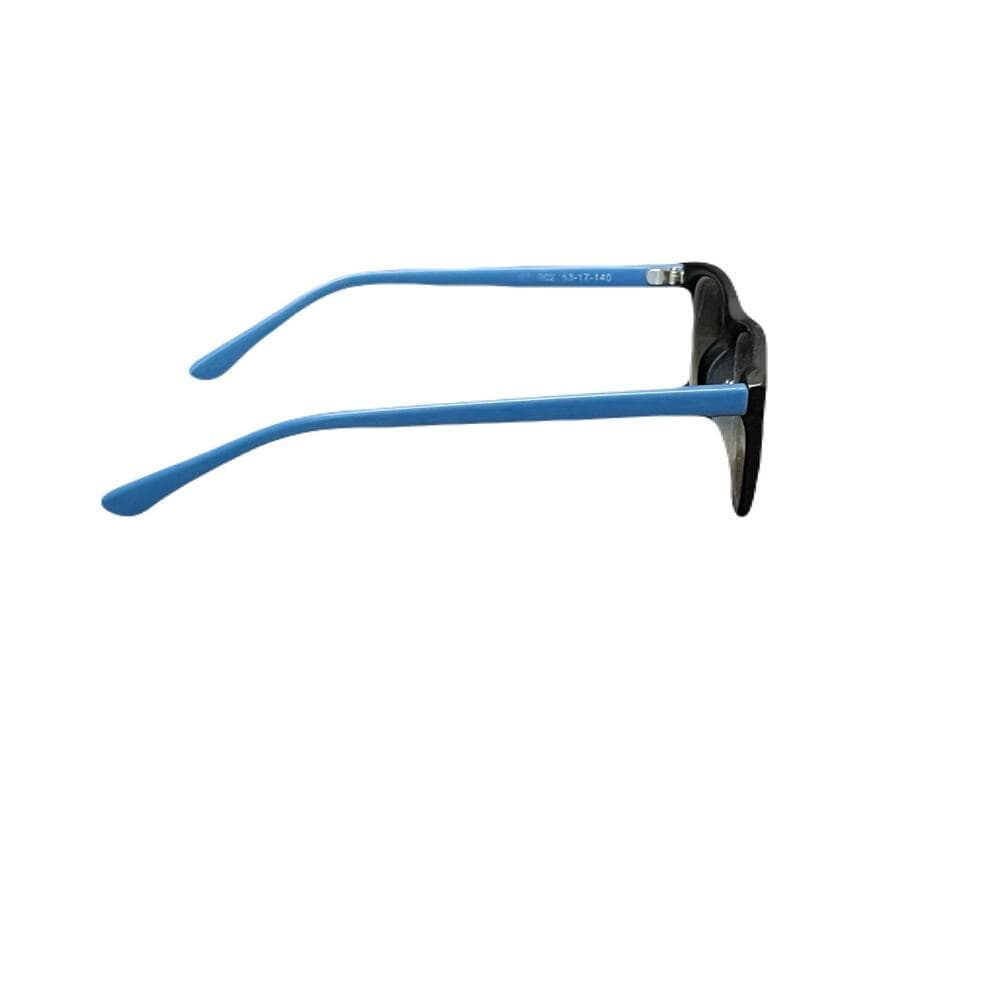 Black & Baby Blue Sunglasses Clear lenses - Thumbnail 3
