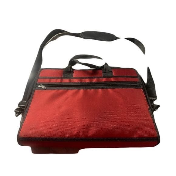 Queen Latifah Red Shoulder Bag 16” W X 11” L - Thumbnail 7