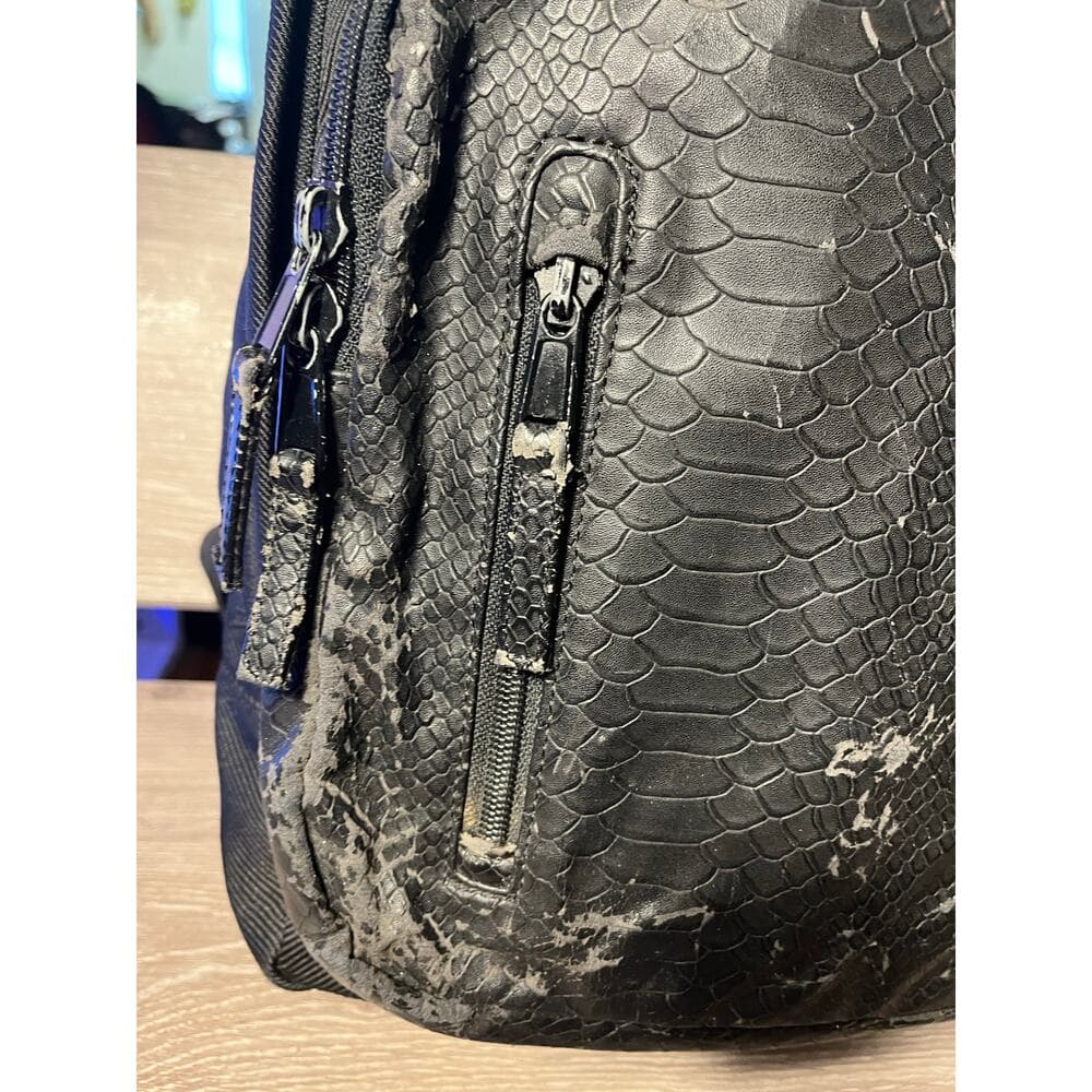 New Era Black Backpack With Red Inside In Fair Condition - Thumbnail 4