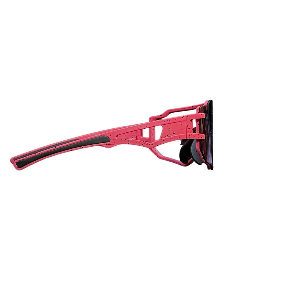 Korbin X Sunglasses in Satin Neon (Blue Multilayer Mirror Lens) DR7602-2851MR - Thumbnail 4