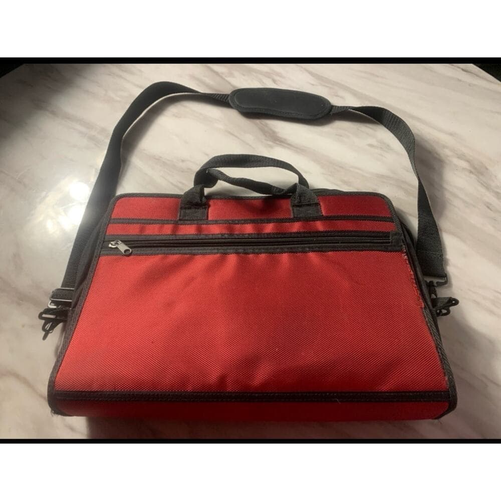 Queen Latifah Red Shoulder Bag 16” W X 11” L - Thumbnail 2