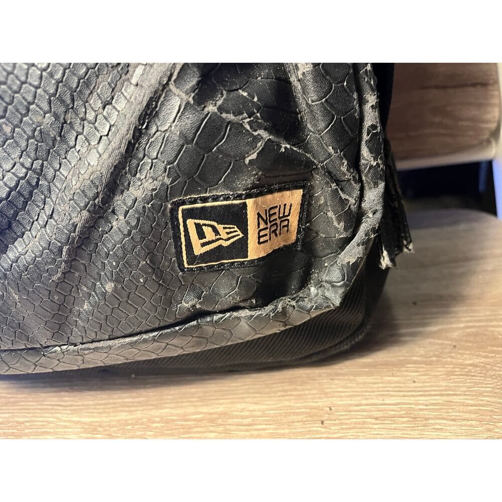 New Era Black Backpack With Red Inside In Fair Condition - Thumbnail 5