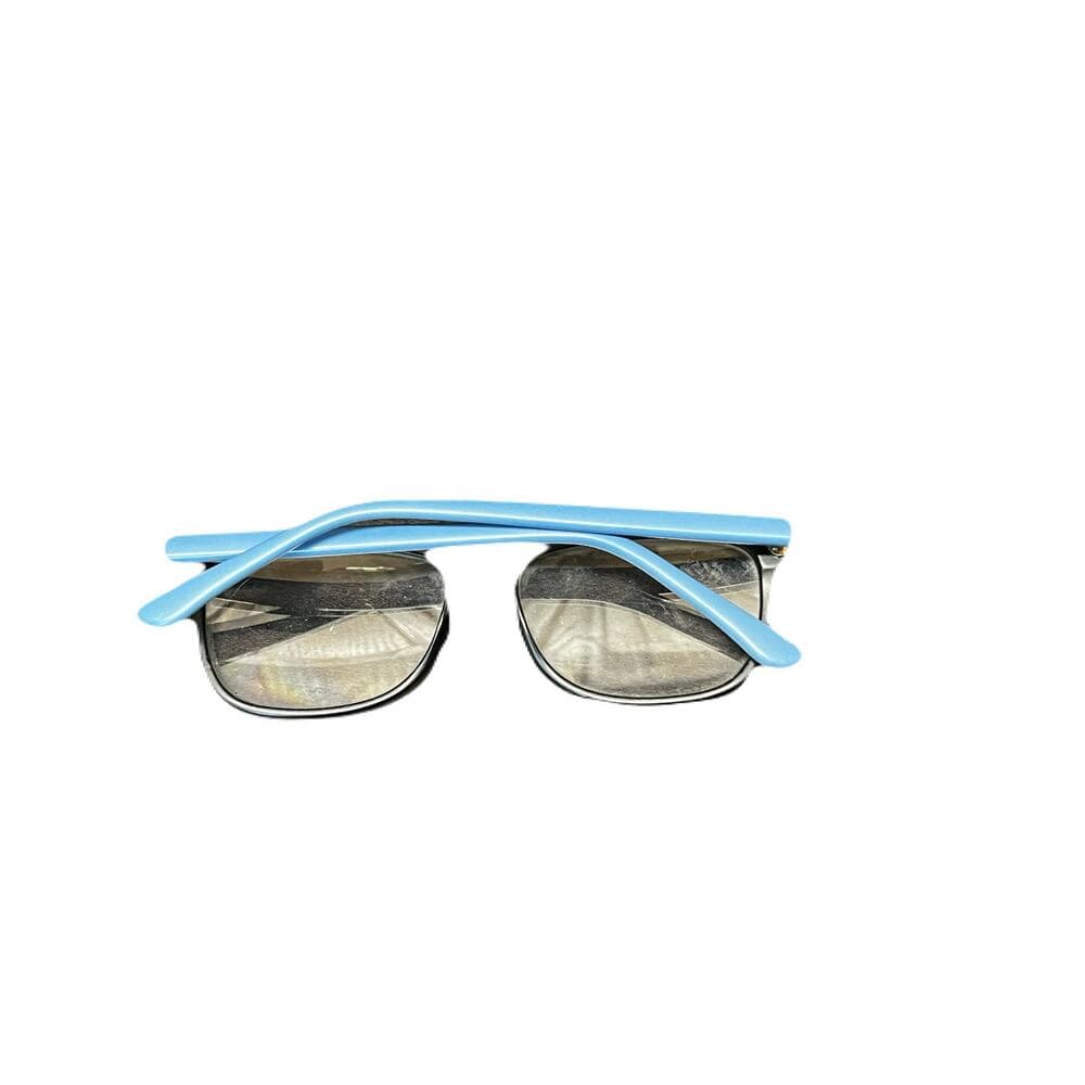 Black & Baby Blue Sunglasses Clear lenses - Thumbnail 2