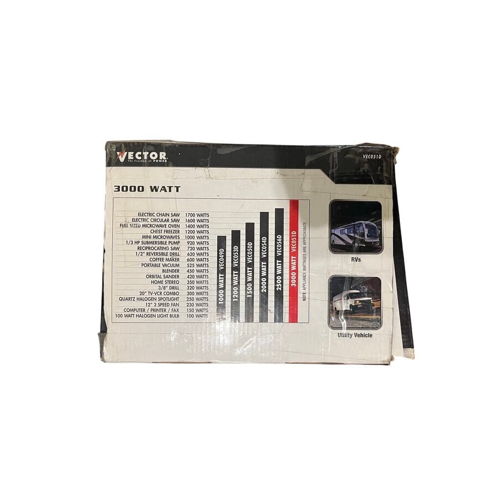 Vector 3000 Watt Power Inverter VEC051D - Thumbnail 3