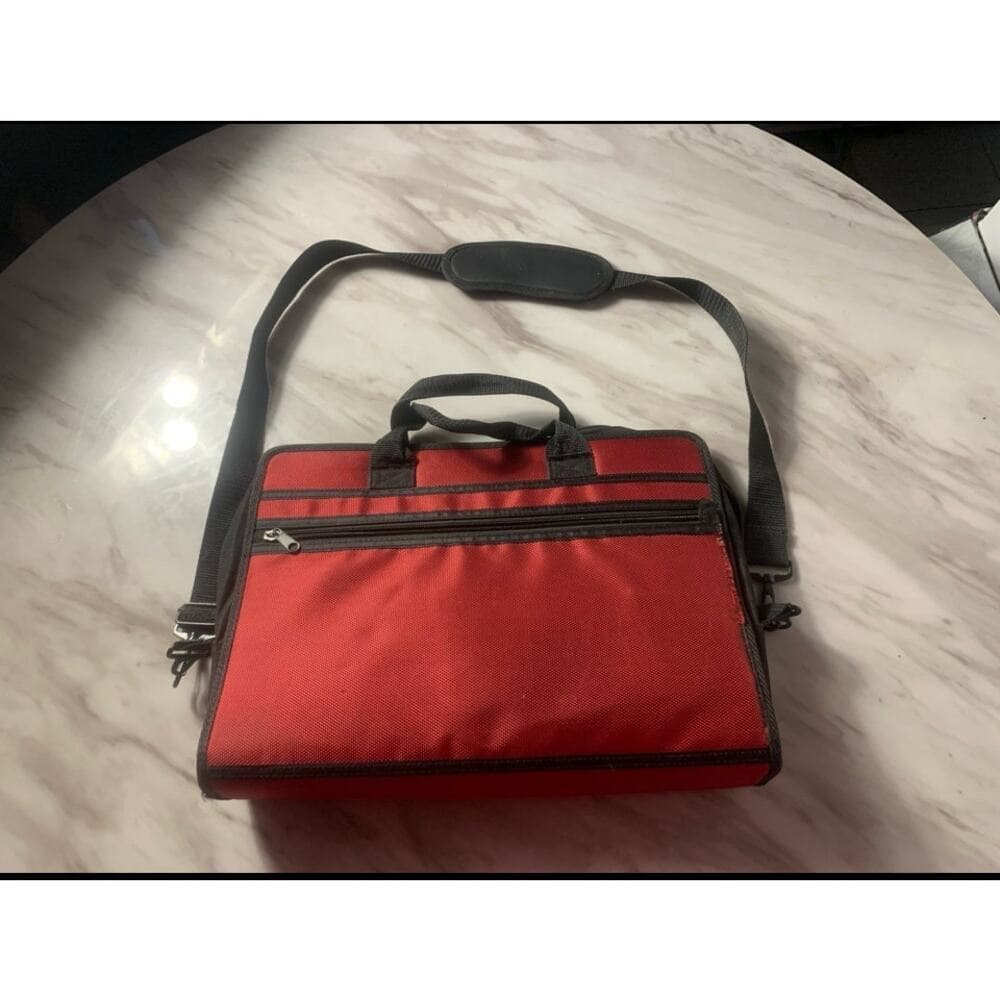 Queen Latifah Red Shoulder Bag 16” W X 11” L - Thumbnail 3
