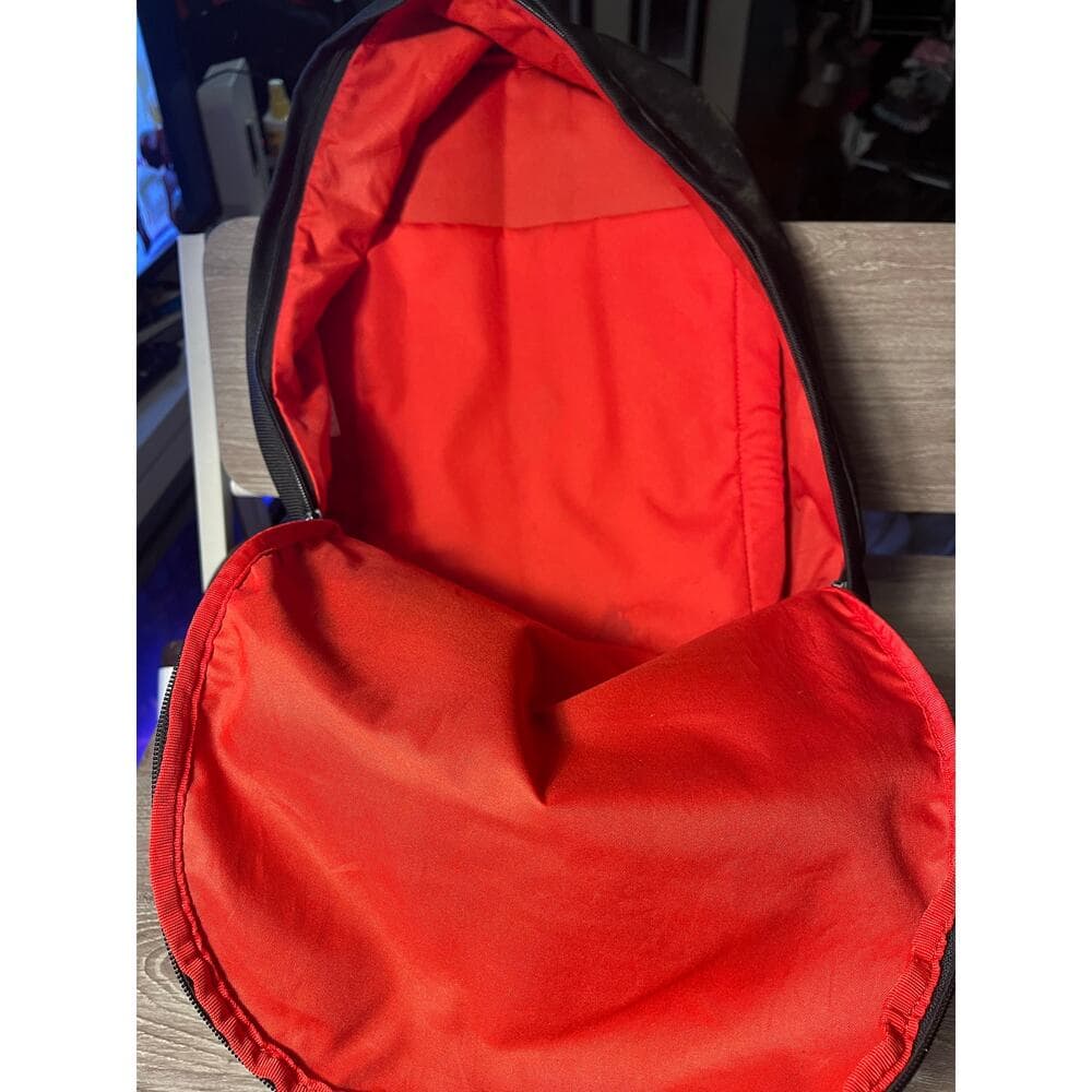 New Era Black Backpack With Red Inside In Fair Condition - Thumbnail 3