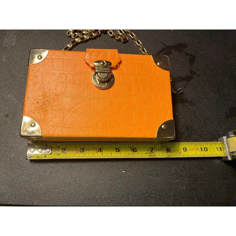 orange Women’s Box SHEIN Bag 8” X 5” - Thumbnail 3
