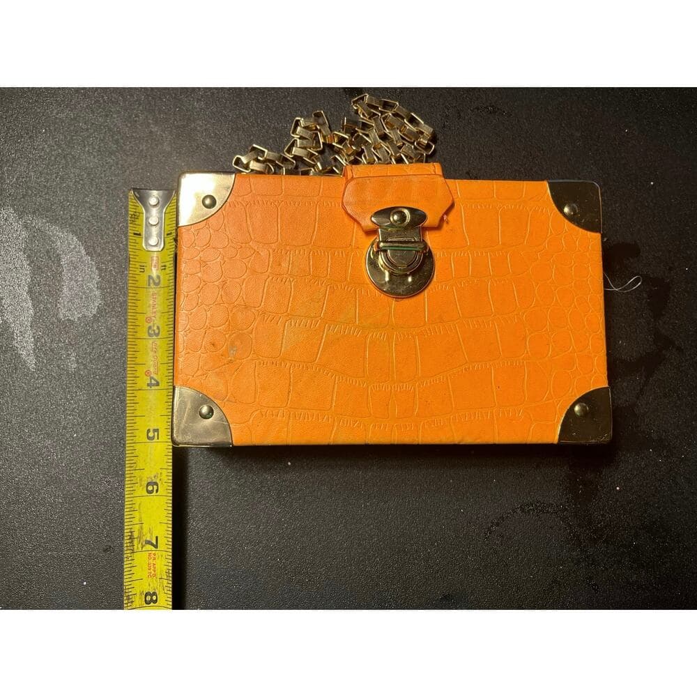 orange Women’s Box SHEIN Bag 8” X 5” - Thumbnail 4