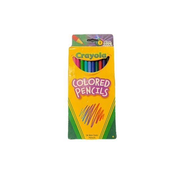 24 Crayola Colored Pencils Non-Toxic Pencils - Thumbnail 4