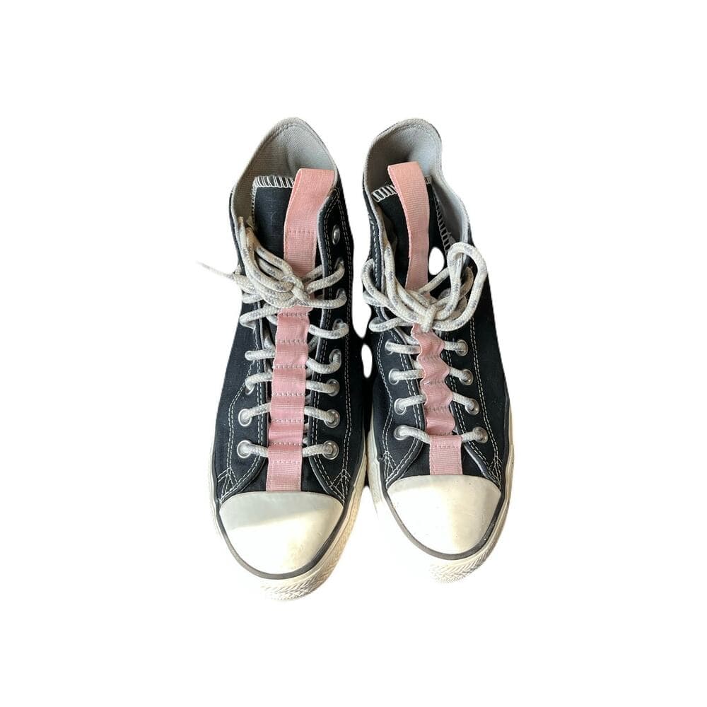 Converse Chuck Taylor All Star sneakers in black & pink Size 9.5 - Thumbnail 2