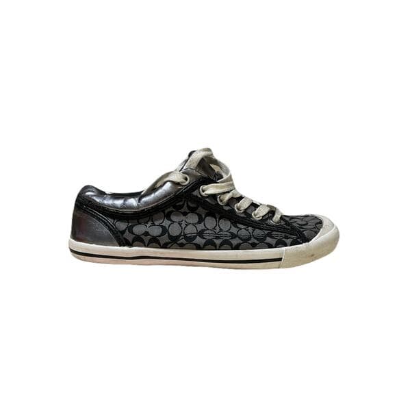 coach francesca Shoes Black pewter Used Authentic Size 7 in fair condition - Thumbnail 8