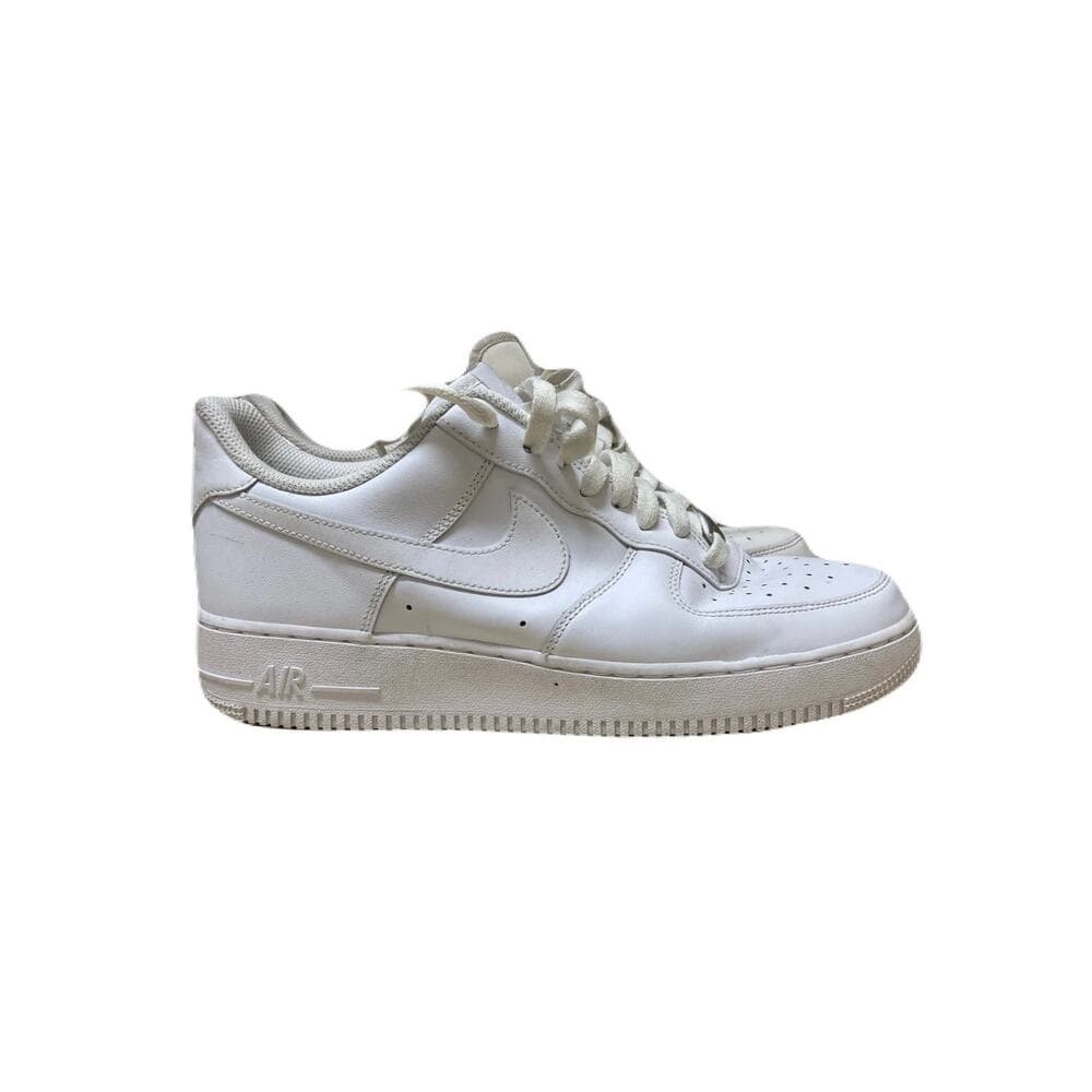 Nike Air Force 1 White Men's Size 10 Sneakers Shoes - Thumbnail 5