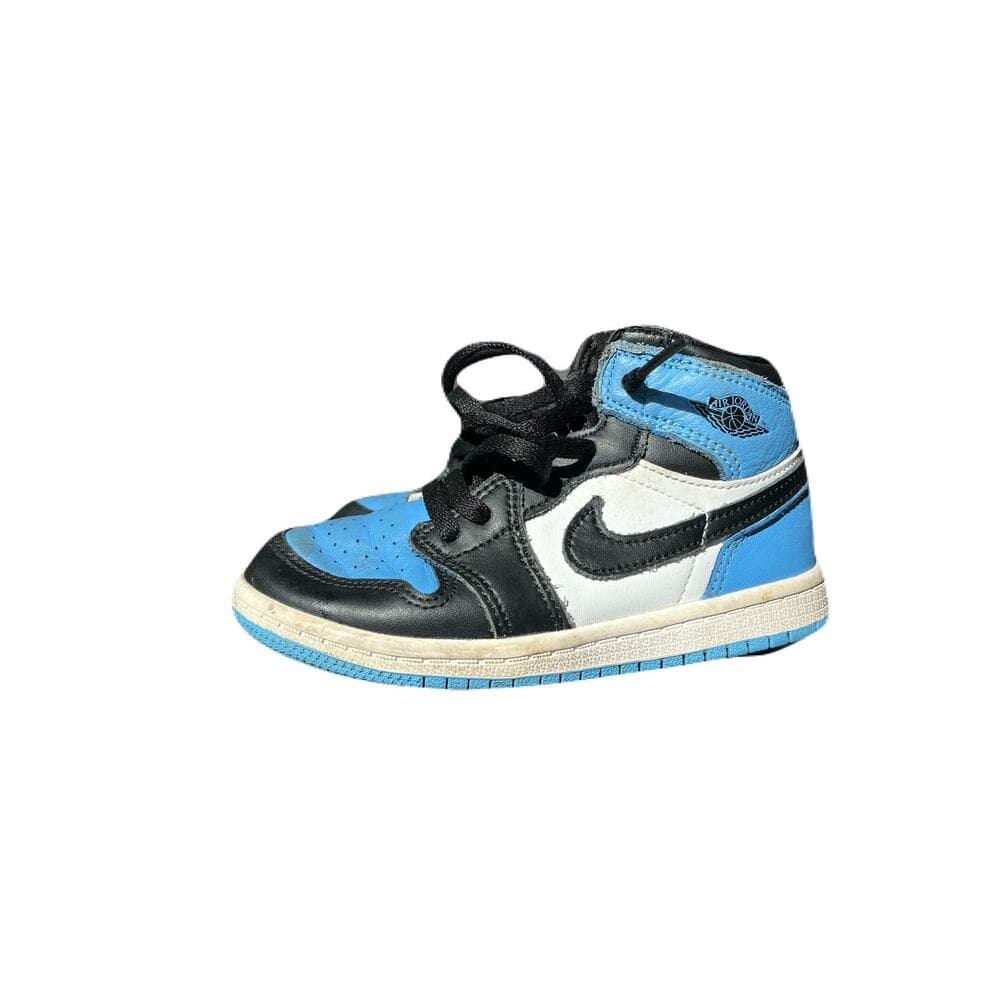 Jordan 1 High University Blue UNC Toe Toddler Sizes 9C FD1413-400 Baby Blue - Thumbnail 2