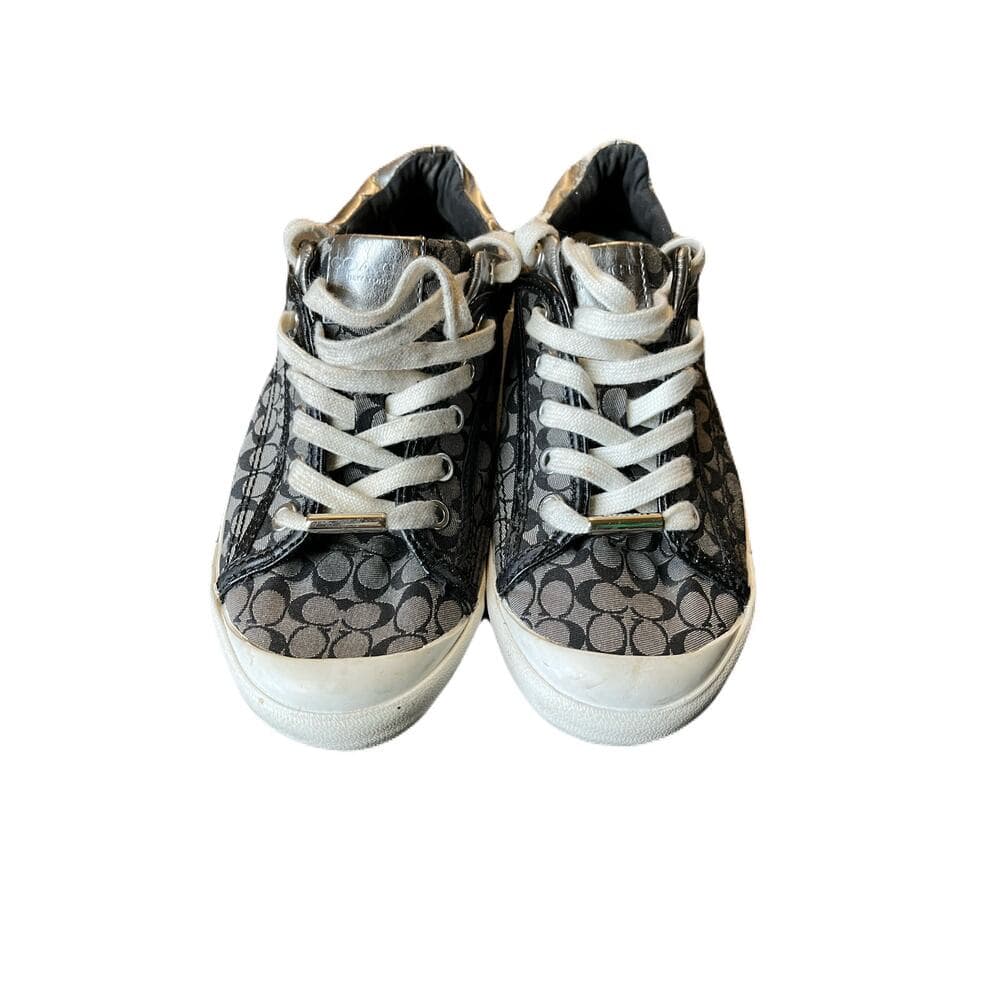 coach francesca Shoes Black pewter Used Authentic Size 7 in fair condition - Thumbnail 3