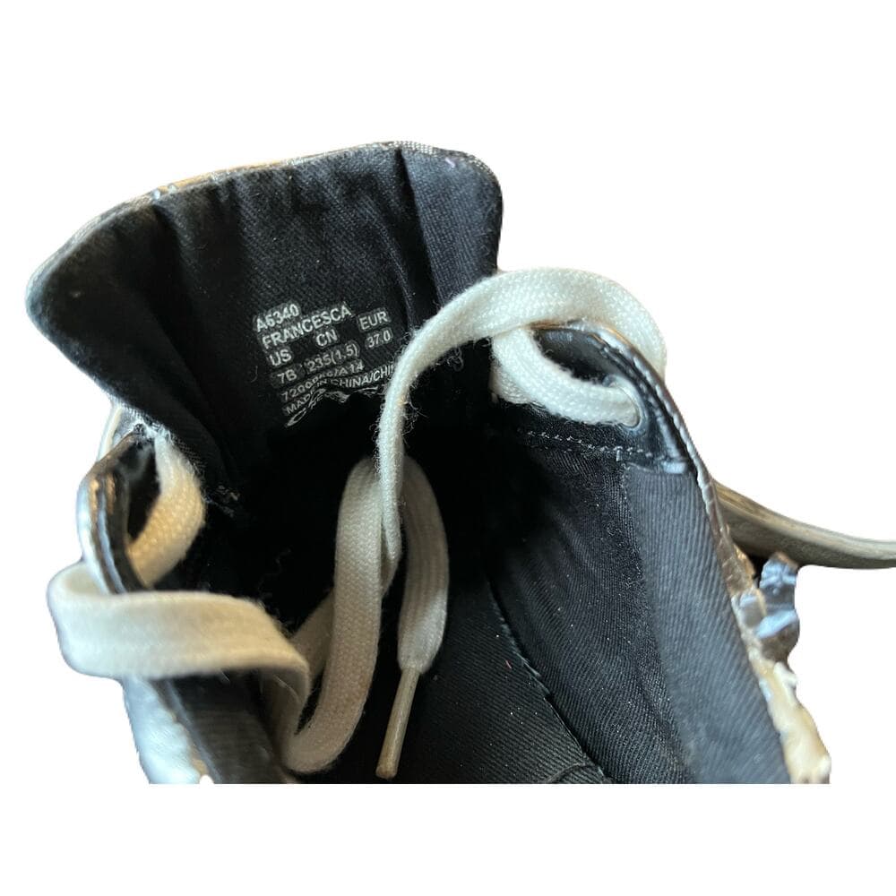 coach francesca Shoes Black pewter Used Authentic Size 7 in fair condition - Thumbnail 2