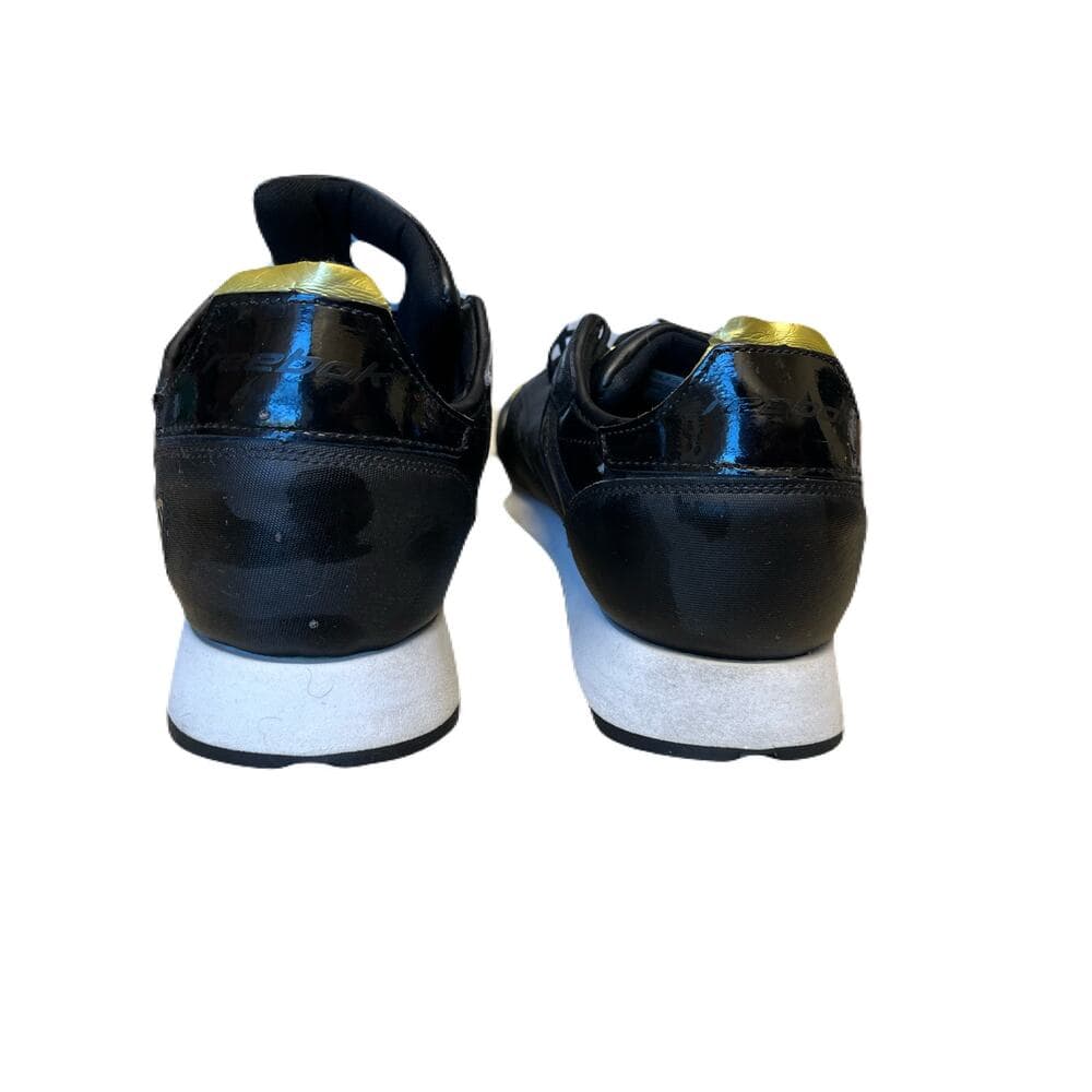 Black Reebox Classic Leather Redux Trainers Size 9.5 FV3203 - Thumbnail 4