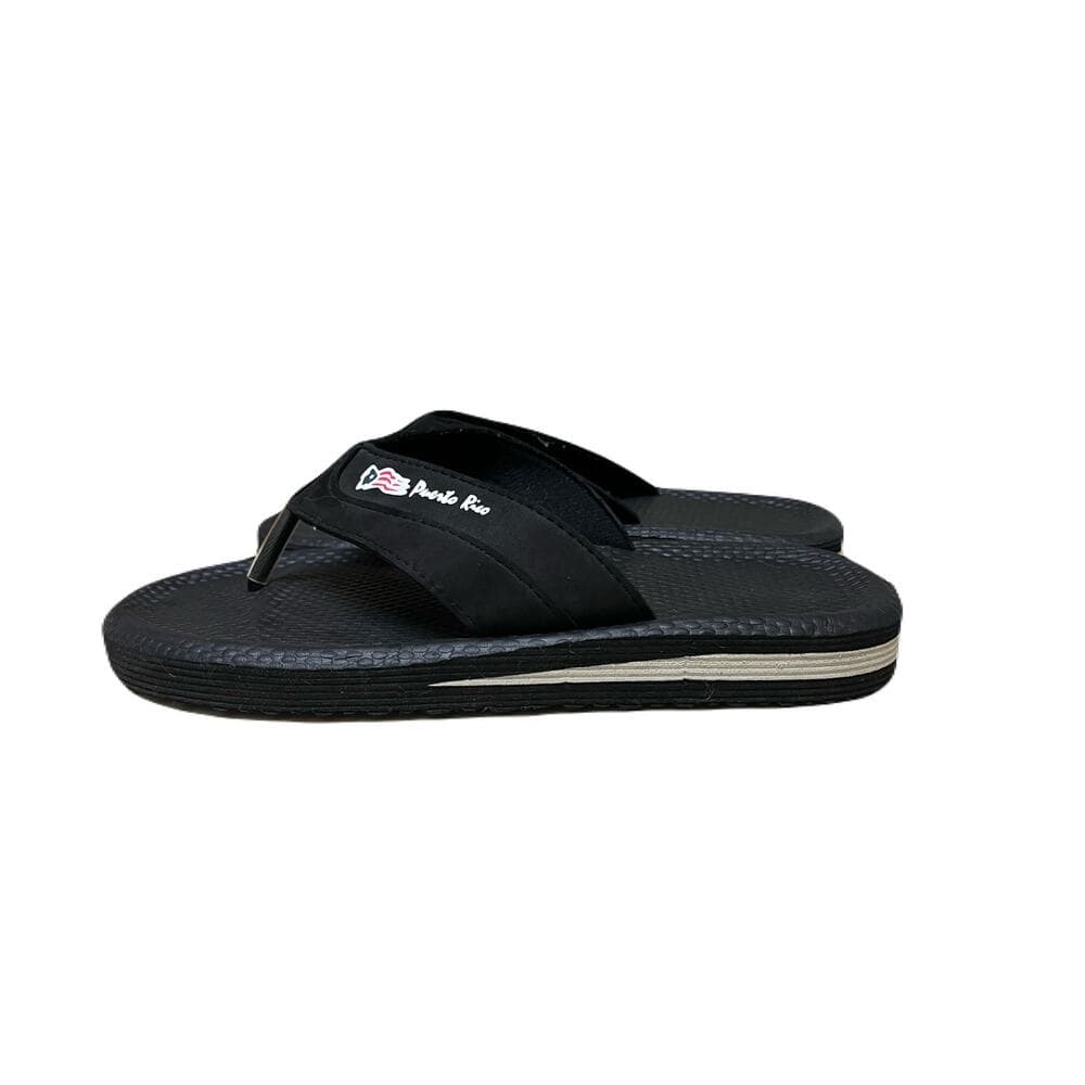 Puerto Rico black slippers size 8 - Thumbnail 2