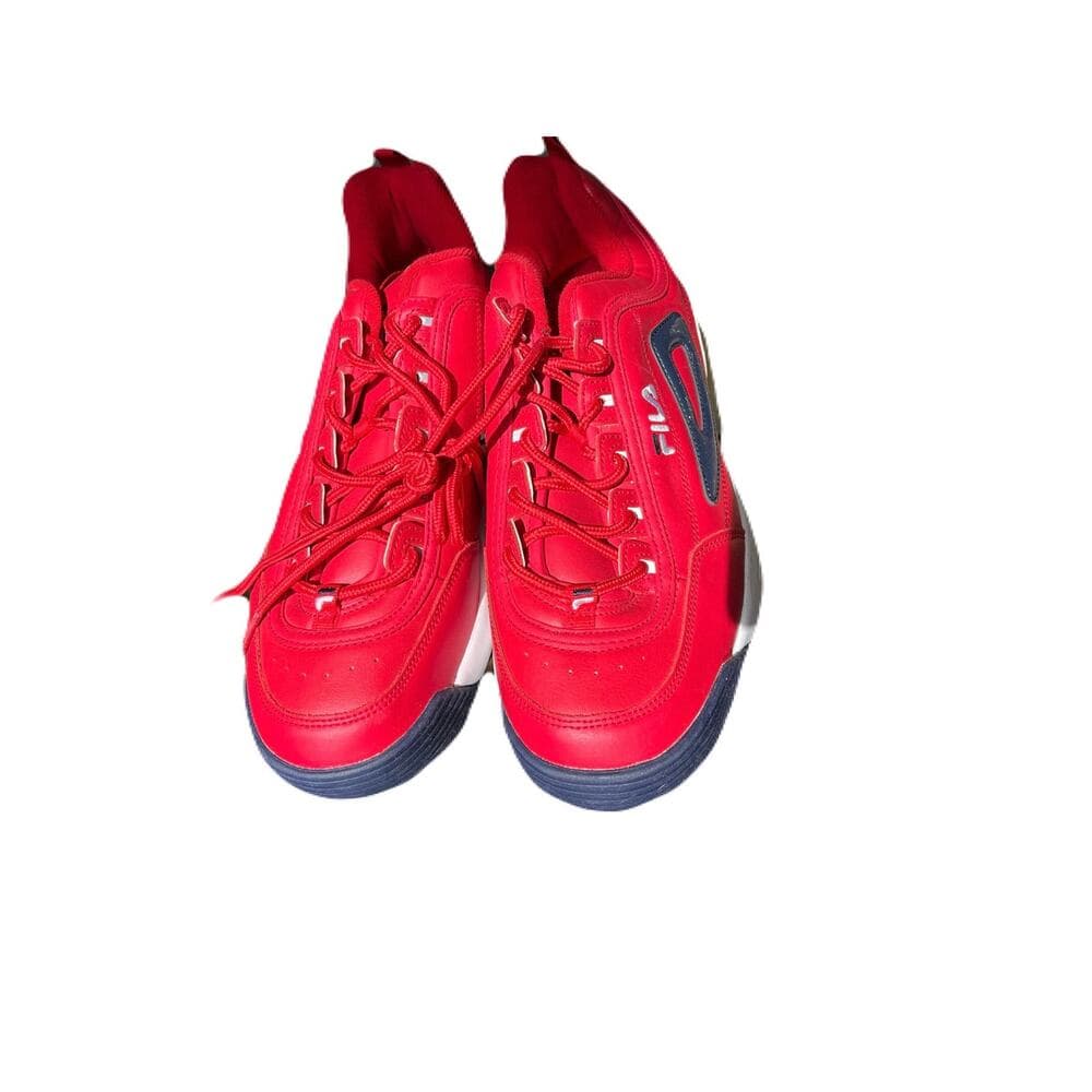 Fila Mens Disruptor II Premium Solid Lifestyle Athletic Sneakers Size 12 - Thumbnail 2