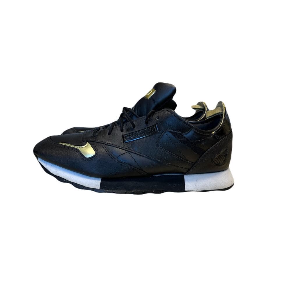 Black Reebox Classic Leather Redux Trainers Size 9.5 FV3203 - Thumbnail 2