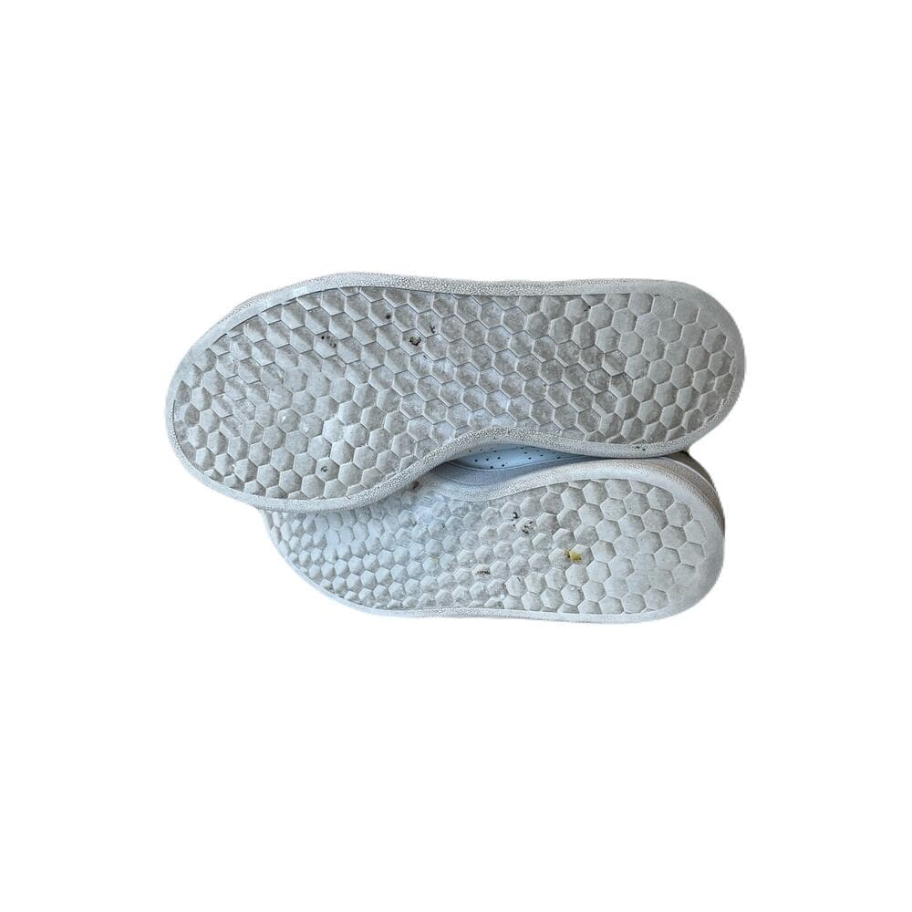 Adidas Advantage Kids Size 6 Shoes White Brown Athletic Low Trainer Sneakers - Thumbnail 2