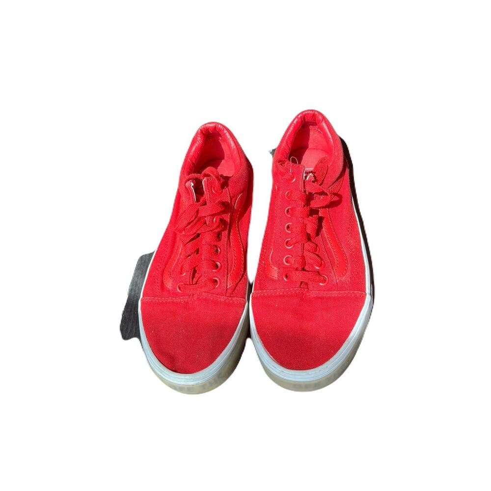 Size 7- VANS Old Skool OTW Foxing - Translucent Racing Red - Thumbnail 4