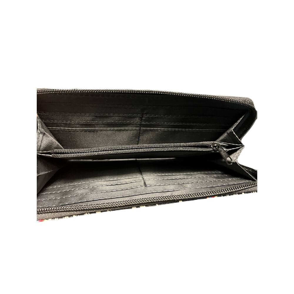 Black Mickey Mouse Women’s Wallet 8” W X 4” L - Thumbnail 2