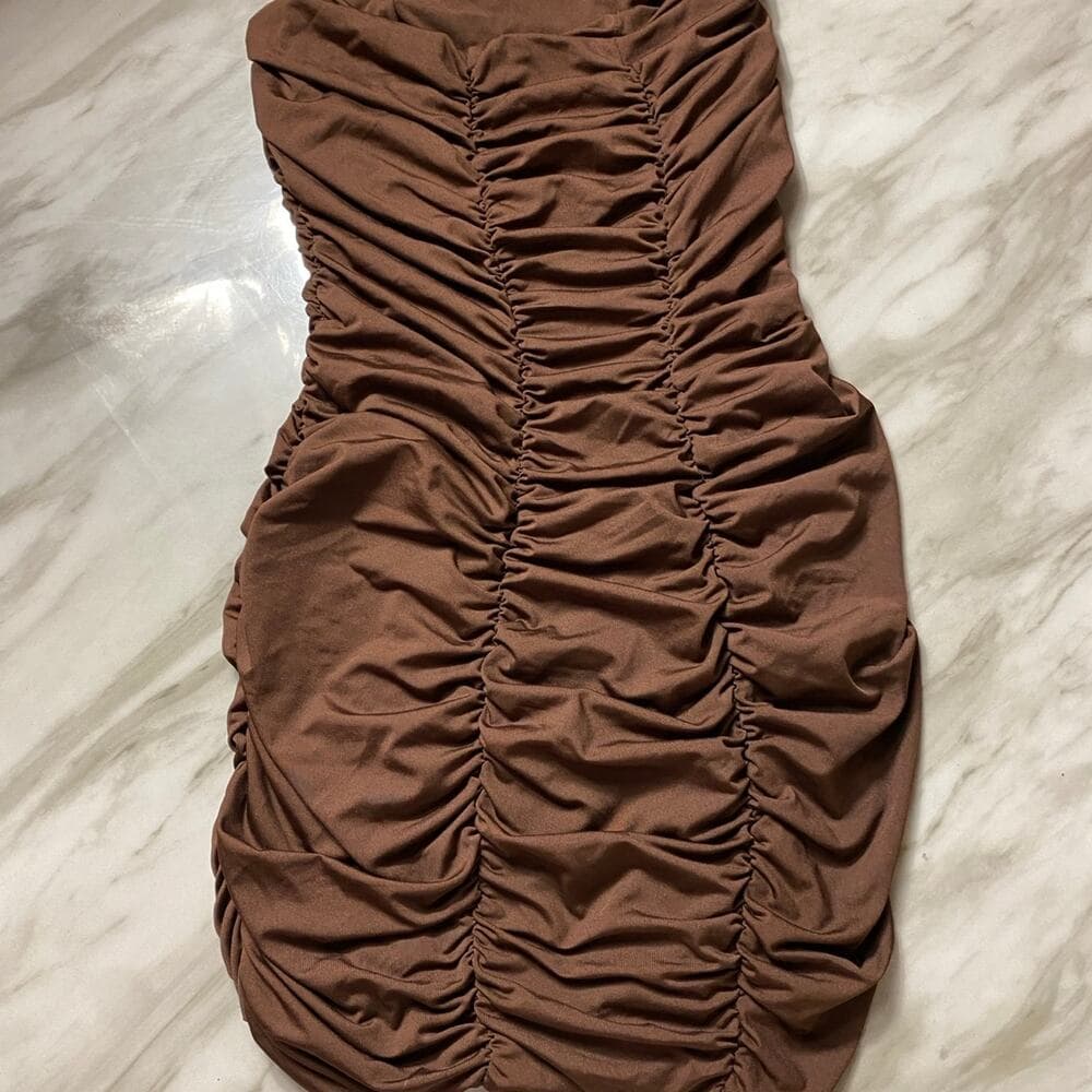 Shein Brown Women’s dress Size Medium - Thumbnail 4