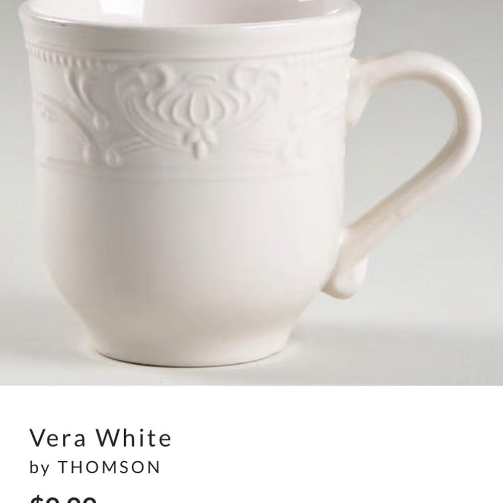 Vera White Mug by THOMSON - Thumbnail 3