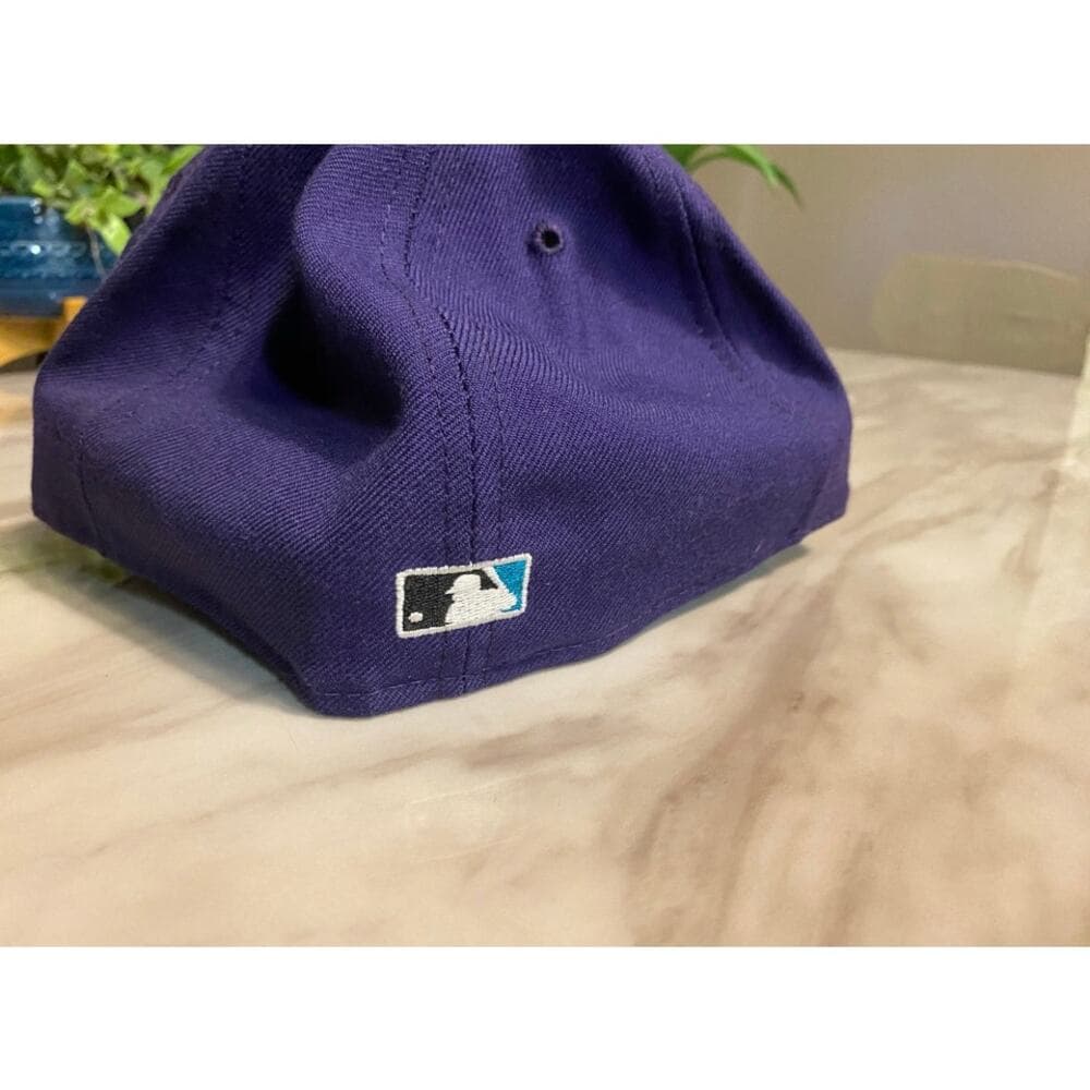 New Era Hat Size 7 1/2 Purple As - Thumbnail 3