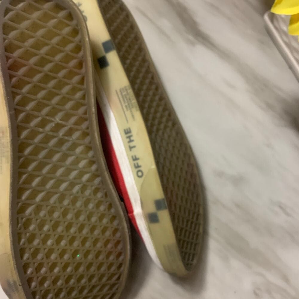 Size 7 - VANS Old Skool OTW Foxing - Translucent Red - Thumbnail 4