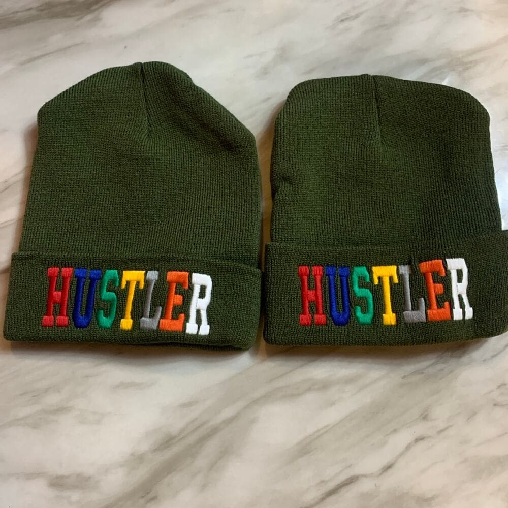 Hustler Olive Green 2 Beanie - Thumbnail 2