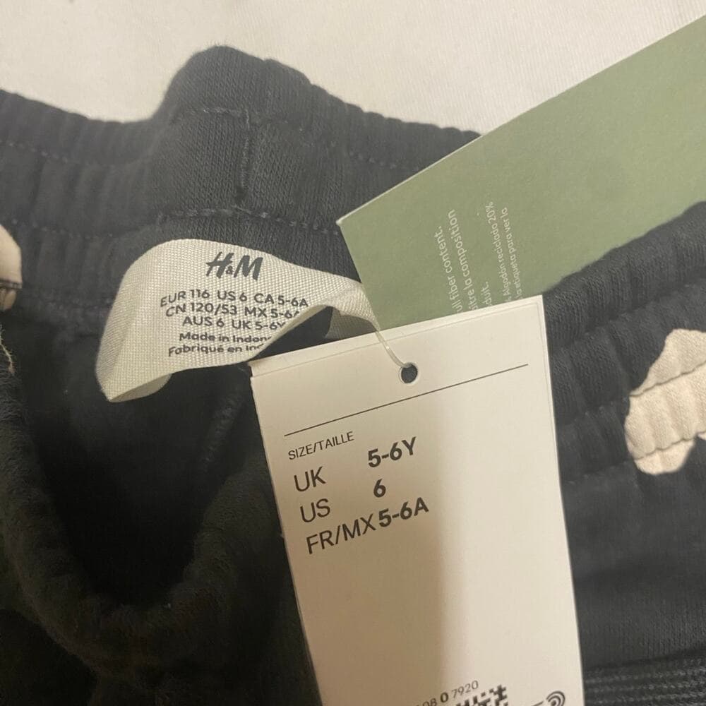 H & M Brushed-inside joggers Size 6 - Thumbnail 2