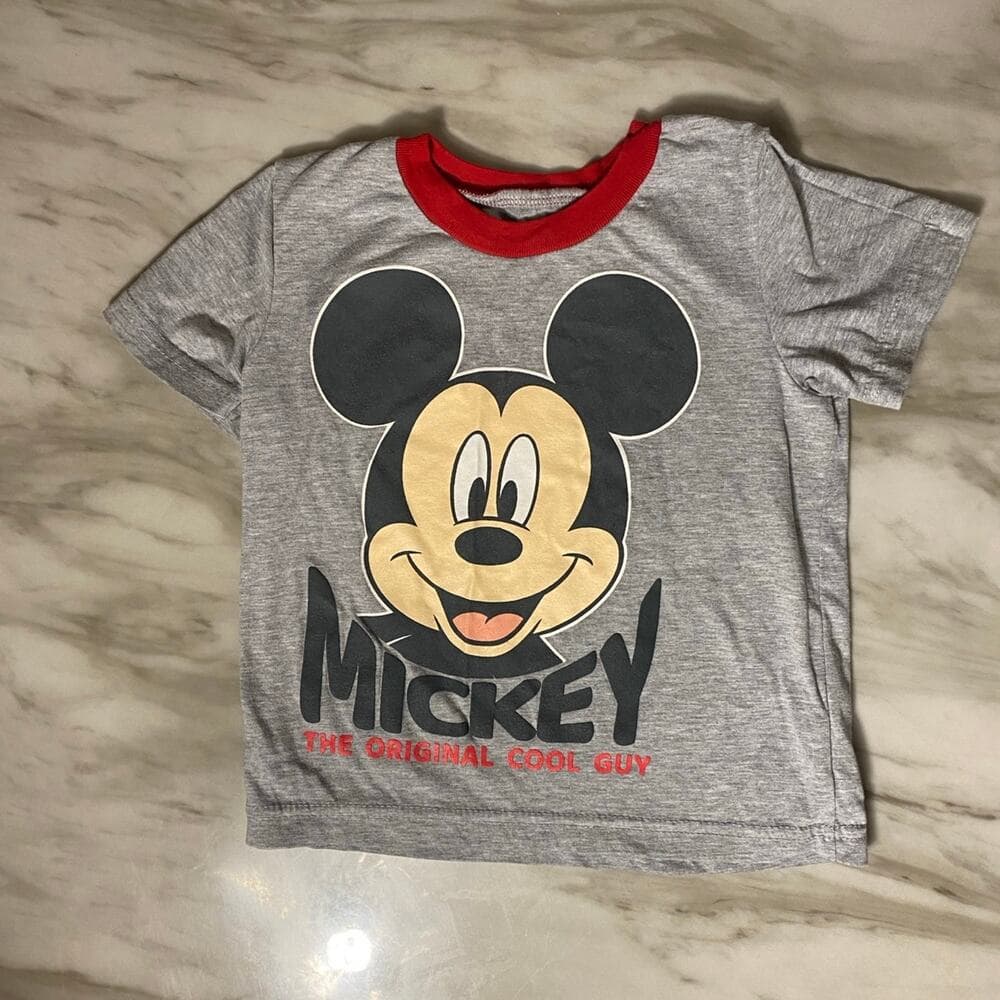Mickey Mouse Gray 3T T-shirt - Thumbnail 3